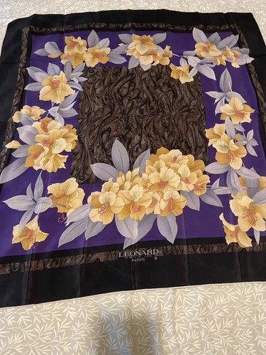 Foulard léonard vintage pure - foulard,