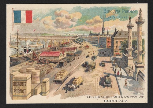 French biscuits pernot card - biscuits,