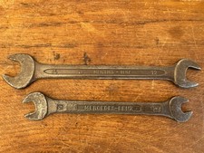 Rare 2 clés plate Mercedes-Benz 6-8 Matador N100 Et 14-12 Heyco Chrom Vanadium