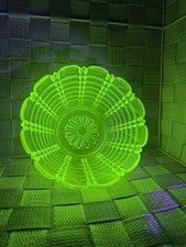 Uranium Glass Bowl Portieux