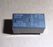 1 x G5V-2-DC24 - Relais signal faible 24VDC 2A  DPDT- OMRON
