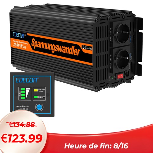 Edecoa convertisseur 12v 220v - edecoa,