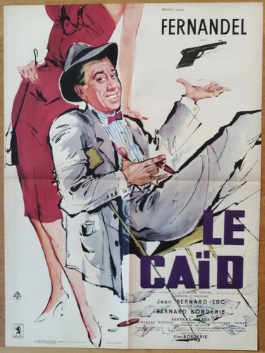 Caïd fernandel affiche cinema - caÏd,