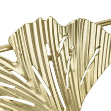 Décor Mural En Métal Doré