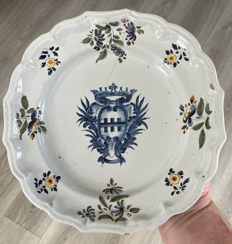 Belle assiette faience - belle,