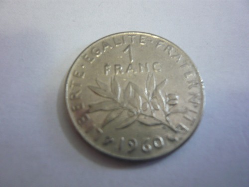 France pièce franc - pièce, 1960