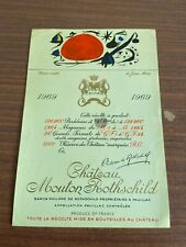 Etiquette Château Mouton