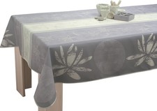 Nappe anti-taches Lotus blanc