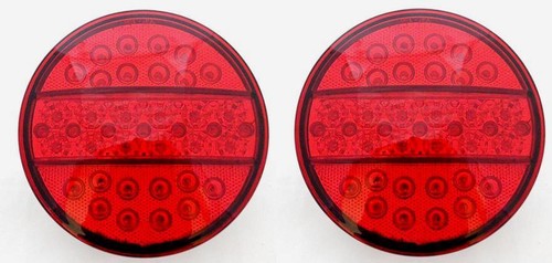 Fog led hamburger rouge 24v - fog,