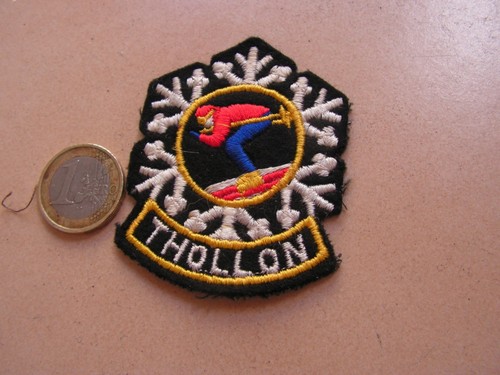 Patch ancien ski thollon - patch,