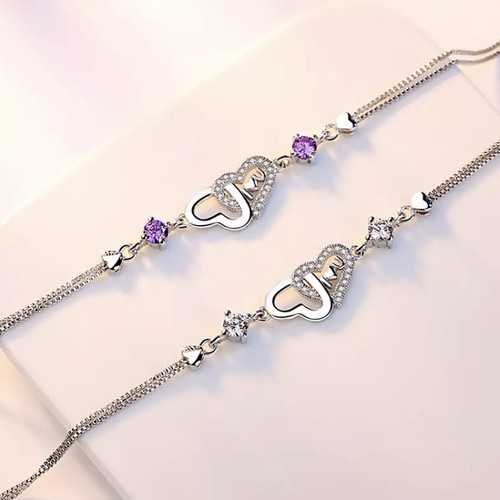Bracelet cœur bijoux pour