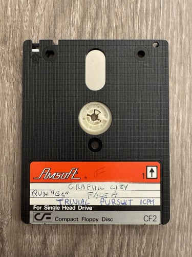 Une disquette amsoft amstrad - disquette,