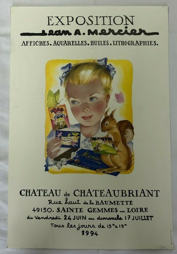 Affiche exposition jean adrien - affiche,