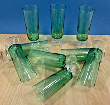 Ancienne flûte champagne vert