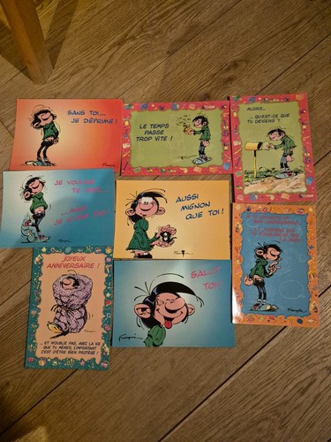 Cartes postales gaston lagaffe - cartes,