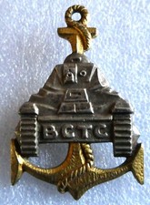 COLONIALE BATAILLON DE CHARS DES TROUPES COLONIALES AJOURE *