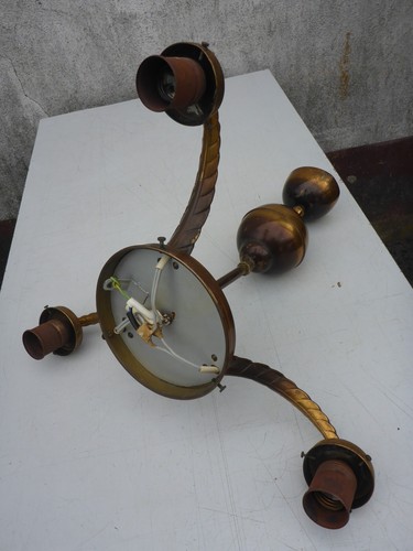 Support lampe ancienne - ancienne, de