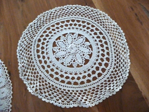 Linge ancien napperon coton - linge, en