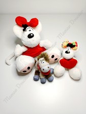 Lot 3 Peluches Diddlina Robe