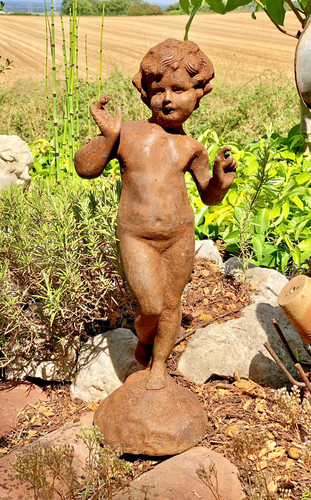 Ancienne statue fonte de - ancienne,
