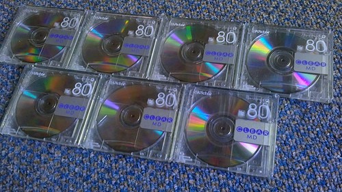 Minidisc victor clear - clear, 80