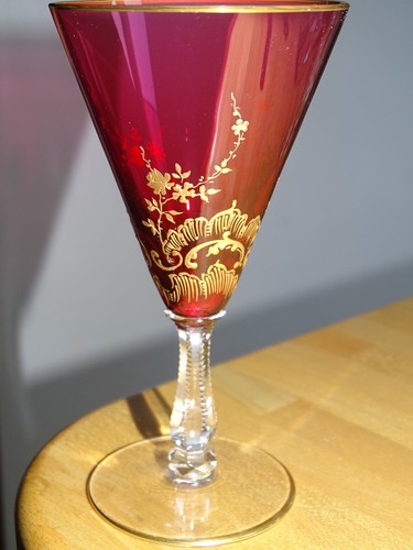 Baccarat cristal verre vin - a,
