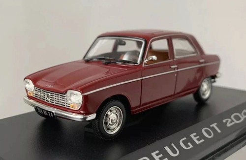 Peugeot 204 rouge 1965 - peugeot,