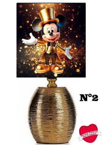 Lampe chevet mickey - chevet,