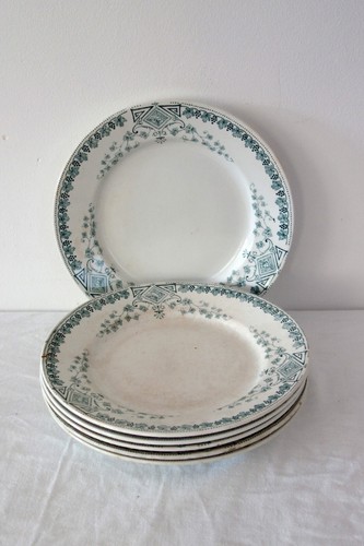 Lot assiettes plates - de,