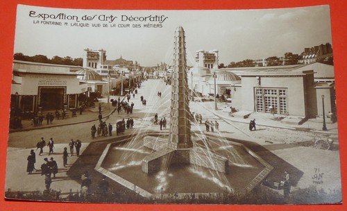 Cpa 1925 exposition - cpa, arts