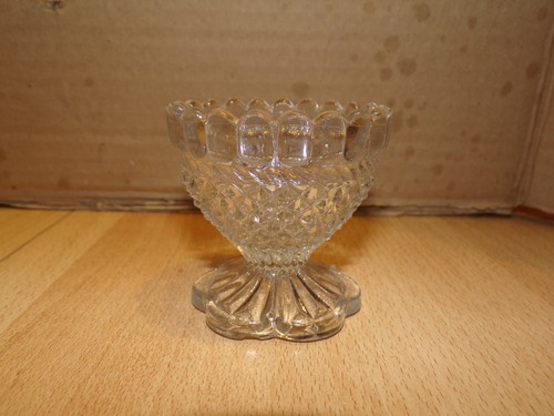 Ancien moutardier verre 3 - moutardier,