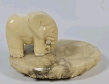 ?Cendrier en albâtre Éléphant 