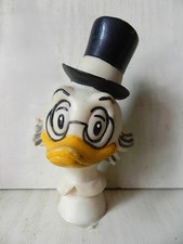 Oncle Picsou Walt Disney * Tête Caoutchouc de Marionnette à Main Vintage 1950