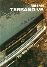 CATALOGUE PUBLICITAIRE NISSAN TERRANO V6 - 1994