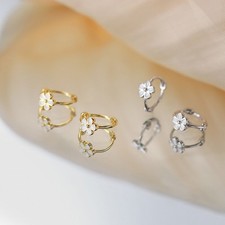 Boucles d'oreilles fleurs