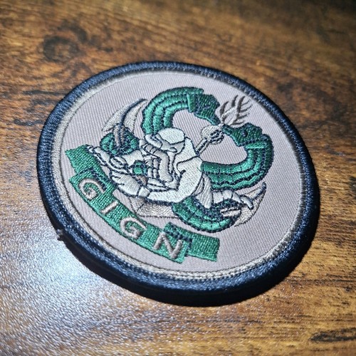 écusson patch rond - brodé, «