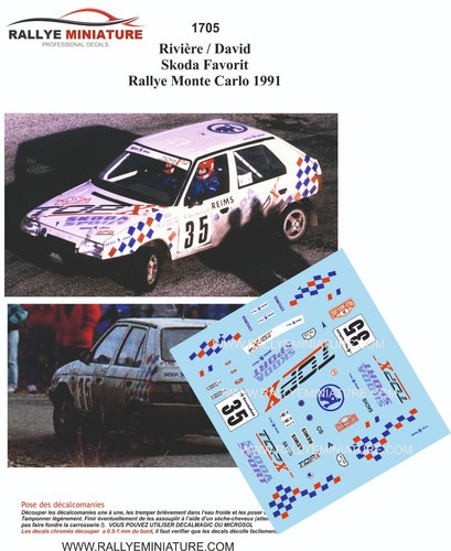 Decals ref 1705 skoda - ref,