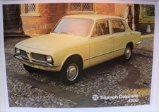 AFFICHE ANGLAISE ANCIENNE GARAGE AUTOMOBILE CONCESSION TRIUMPH DOLOMITE LEYLAND