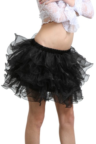 Jupe tutu courte - volants, en