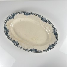 Longwy Plat Ovale Faïence