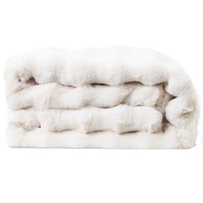 Couverture en fausse fourrure