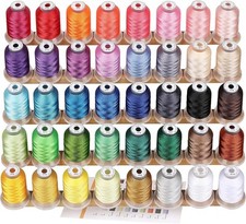 40 Brother Couleurs Polyester Fil machine à broder pour 