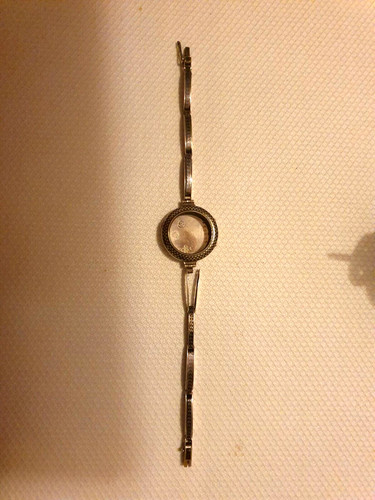 Ancien bracelet montre argent