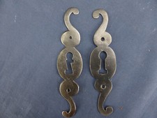 2 entrées serrure flammes fer