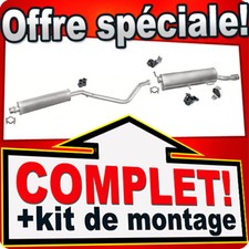 Échappement pour PEUGEOT 307 CC 2.0 136CH Cabriolet 2003-2005 +kit de montage