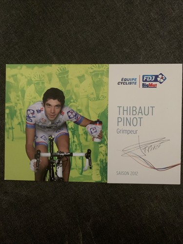 Carte postale cyclisme thibaut - postale,