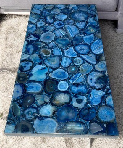 Blue agate table - table, –