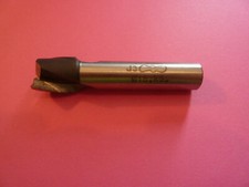 Fraise à rainurer 2 dents HSS diamètre 15 K5 coupe au centre