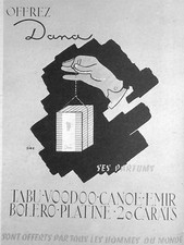 PUBLICITÉ PARFUM DANA TABU -