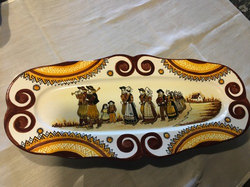 Grand plat henriot - -, quimper